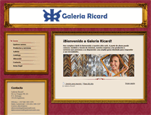 Tablet Screenshot of galeriaricard.com